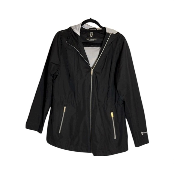 Free Country Jackets & Blazers - FREE COUNTRY Women's large Black rain Jacket